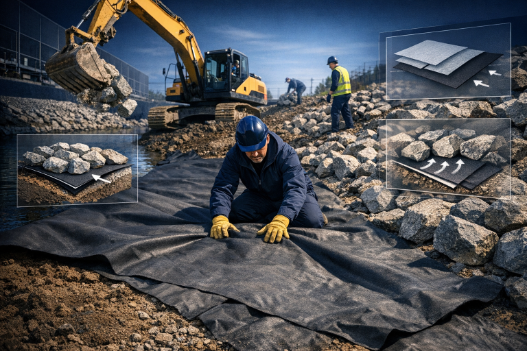 Riprap Underlayment Geotextile